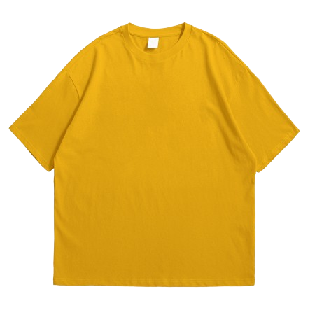 Mustard Oversize Drop Shoulder Tee