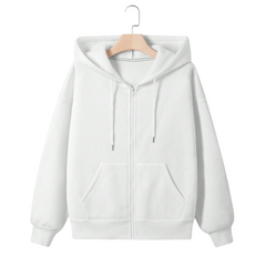 Oversize Drop Shoulder Zipper